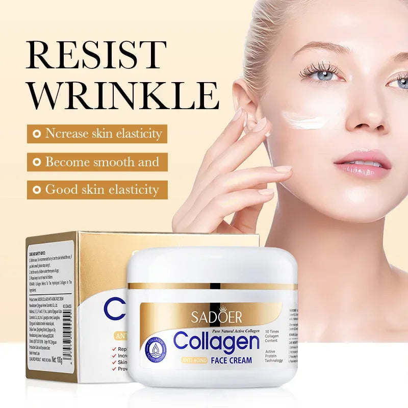 SADOER Collagen Firming Face Cream – Moisturizing 100g