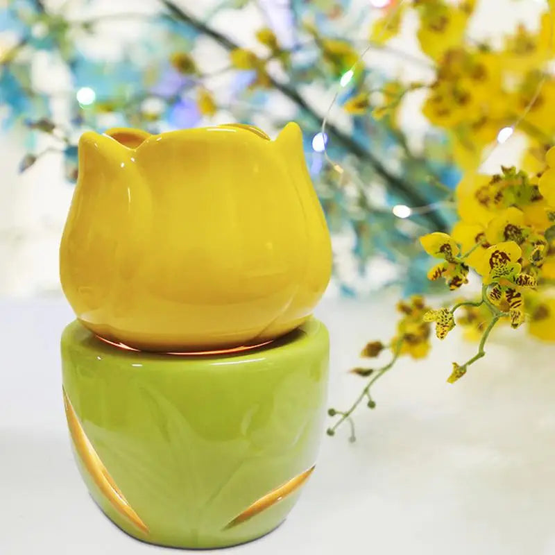 Tulip Ceramic Wax Melt Warmer | Floral Aroma Diffuser 180ml