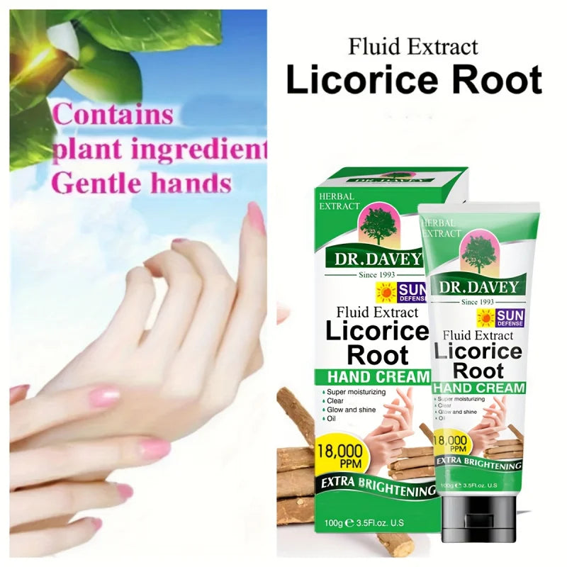 DR.DAVEY Licorice Hand Cream – Moisturizing & Non-Greasy