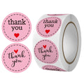 1 Roll Love Heart Stickers Thank You Sticker Craft Wedding Birthday