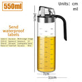 KEMORELA Glass Oil & Seasoning Dispenser Bottle | Drip-Free