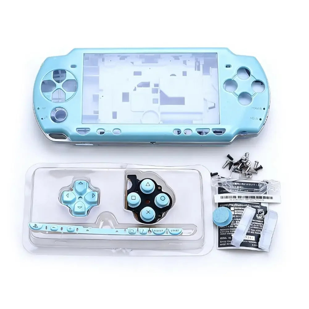 PSP 2000 Full Housing Shell Replacement Kit with Buttons & Screws