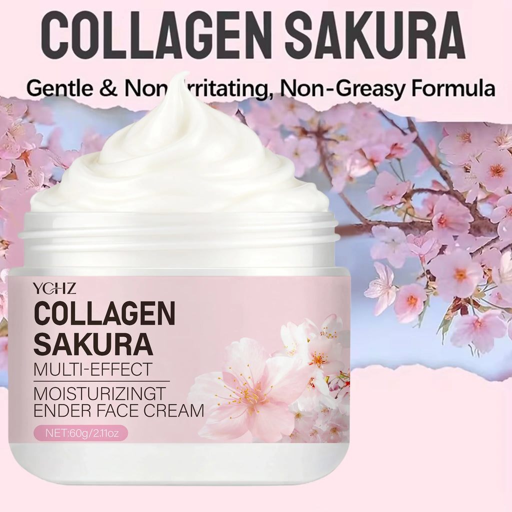 Sakura Collagen & Niacinamide Face Cream | Hydrating & Lifting