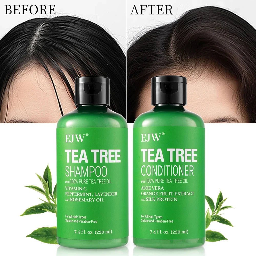 Tea Tree Oil Shampoo & Conditioner Set – Clarifying Scalp