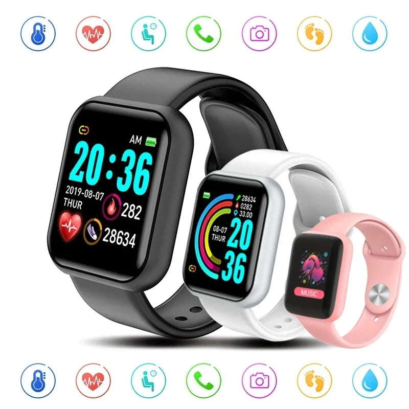 Y68 D20 Smart Watch – Fitness Tracker, Heart Rate & Sleep Monitor