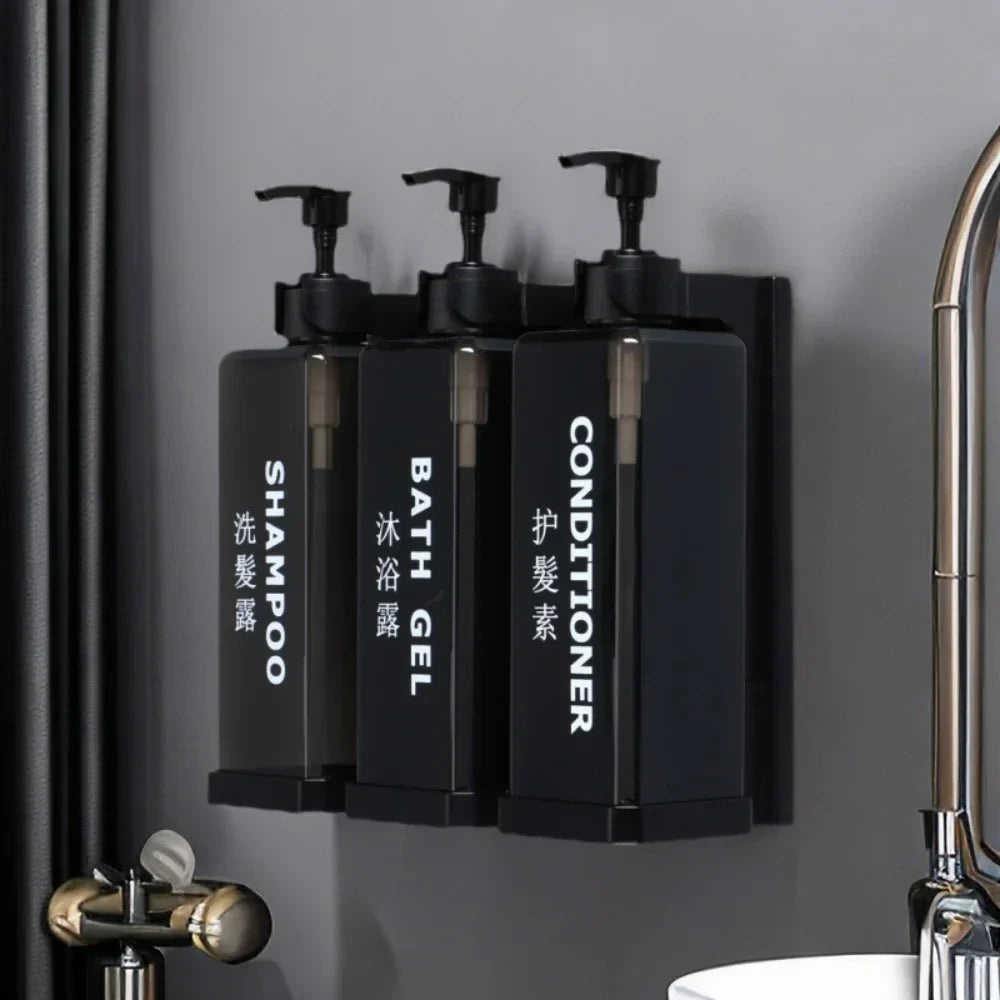 Wall Mounted Soap Dispenser | No-Drill 500ml Lockable Pump
