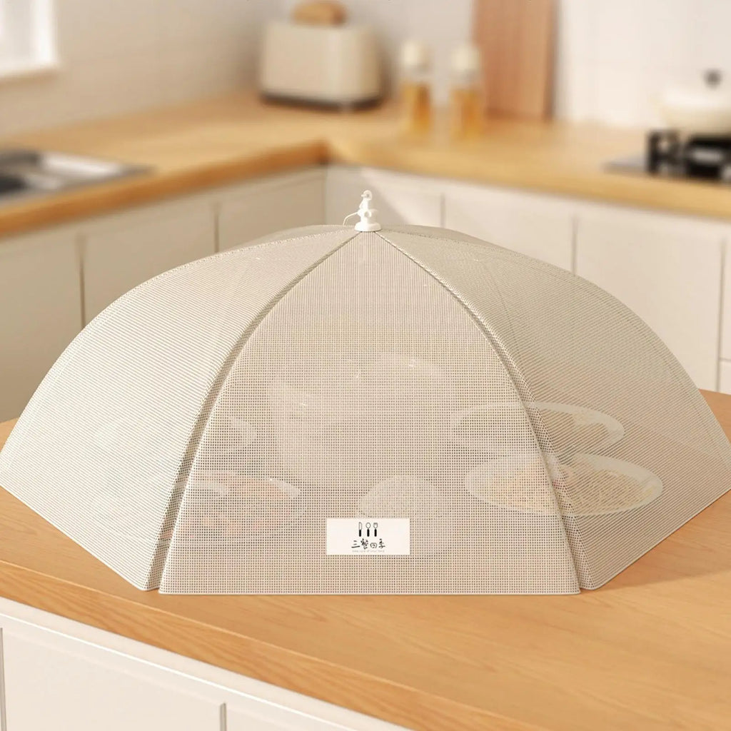 70cm Foldable Mesh Food Cover Tent – Fly-Proof Outdoor Dome