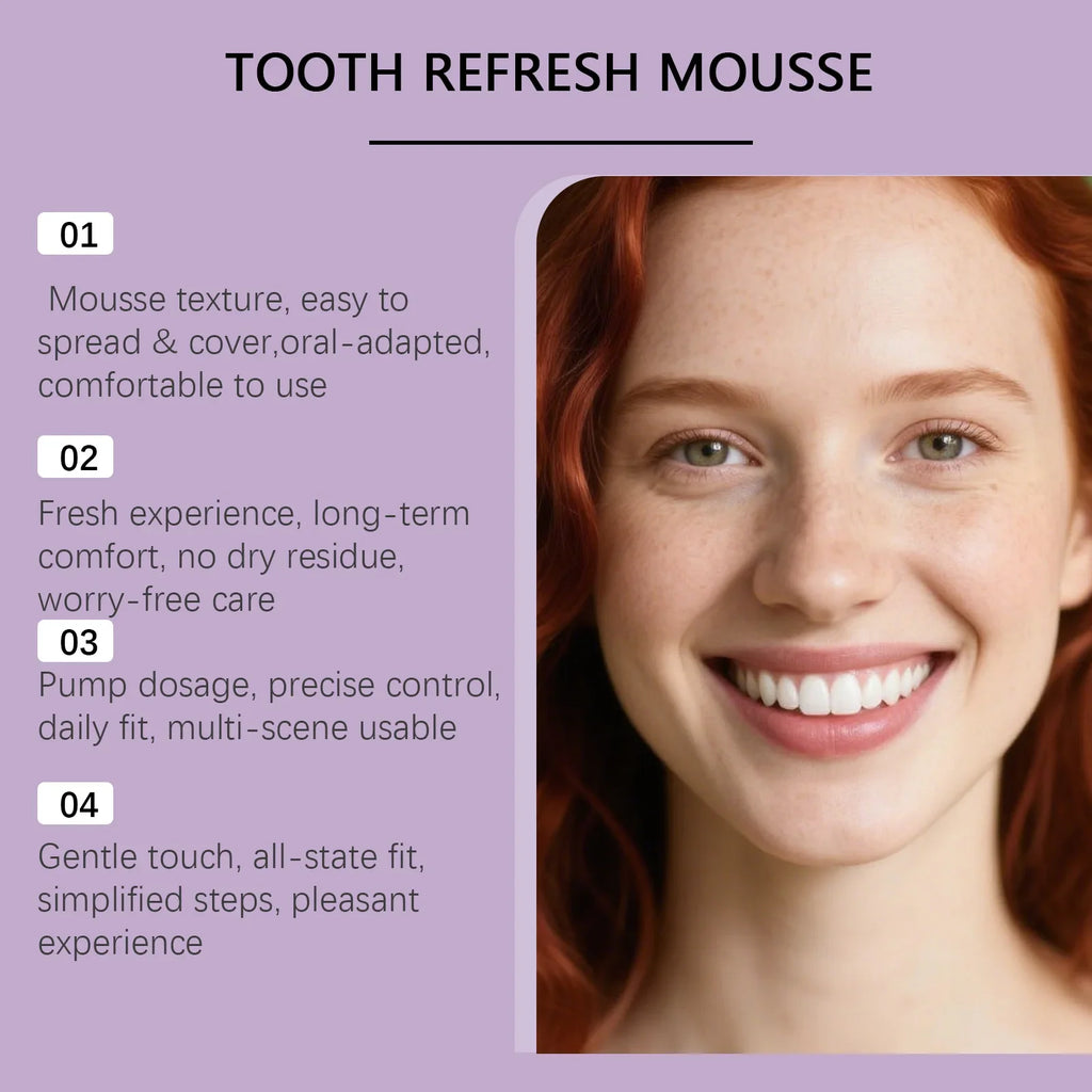Tooth Freshening Mousse – Whitening & Fresh Breath Care 60ml