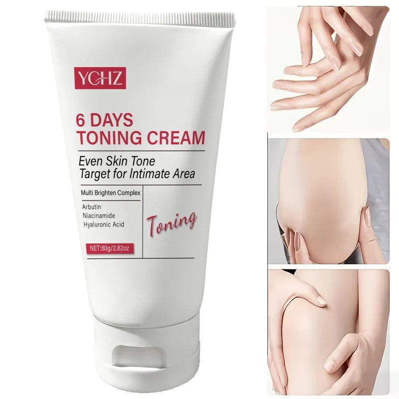 YCHZ Skin Brightening Cream – Body, Face & Intimate Areas 80g