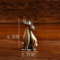 Double Cat Sculpture Ornament Crafts Anime Home Desktop Living Room