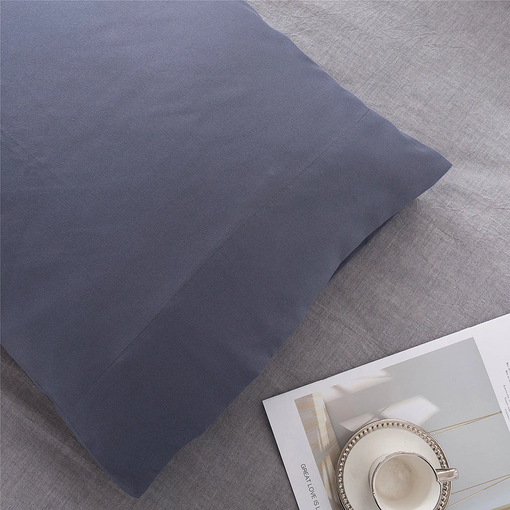 Battilo 2-Pack Microfiber Envelope Pillowcases Queen & King Size