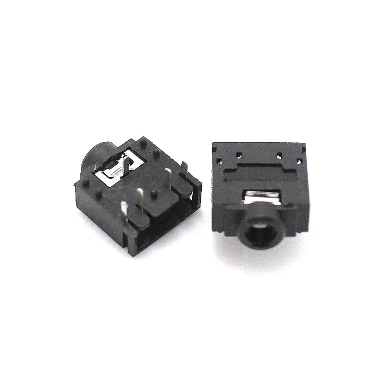 Stereo Audio Socket Phone Jack Connector 3-Pin PCB Mount PJ307C