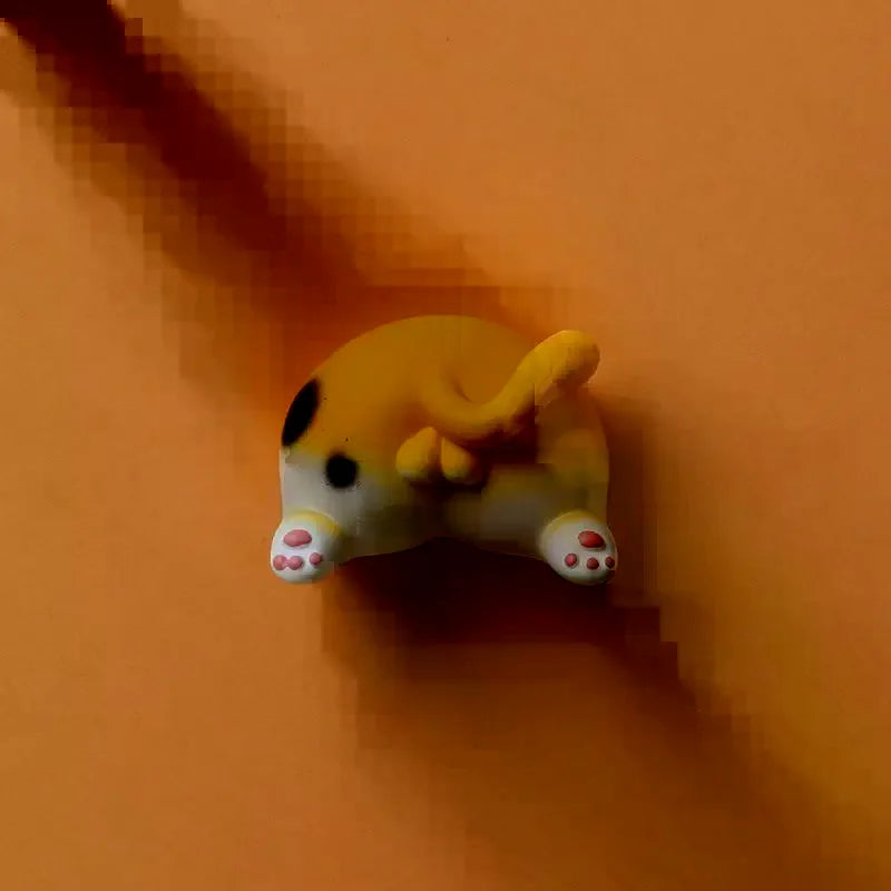 Cute Cat Butt Resin Fridge Magnets | Funny Cartoon Decor