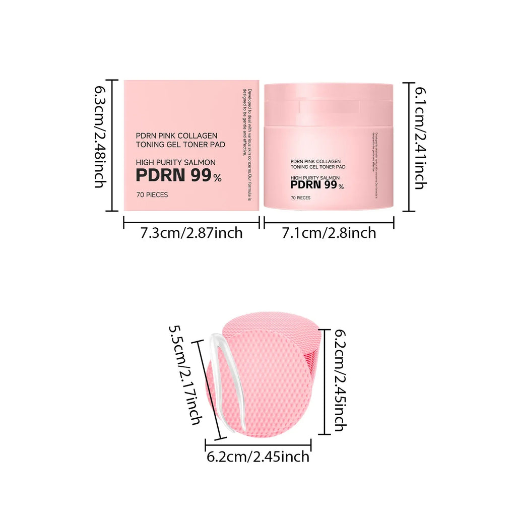 PDRN Collagen Toner Pads – Brighten, Hydrate & Smooth Skin
