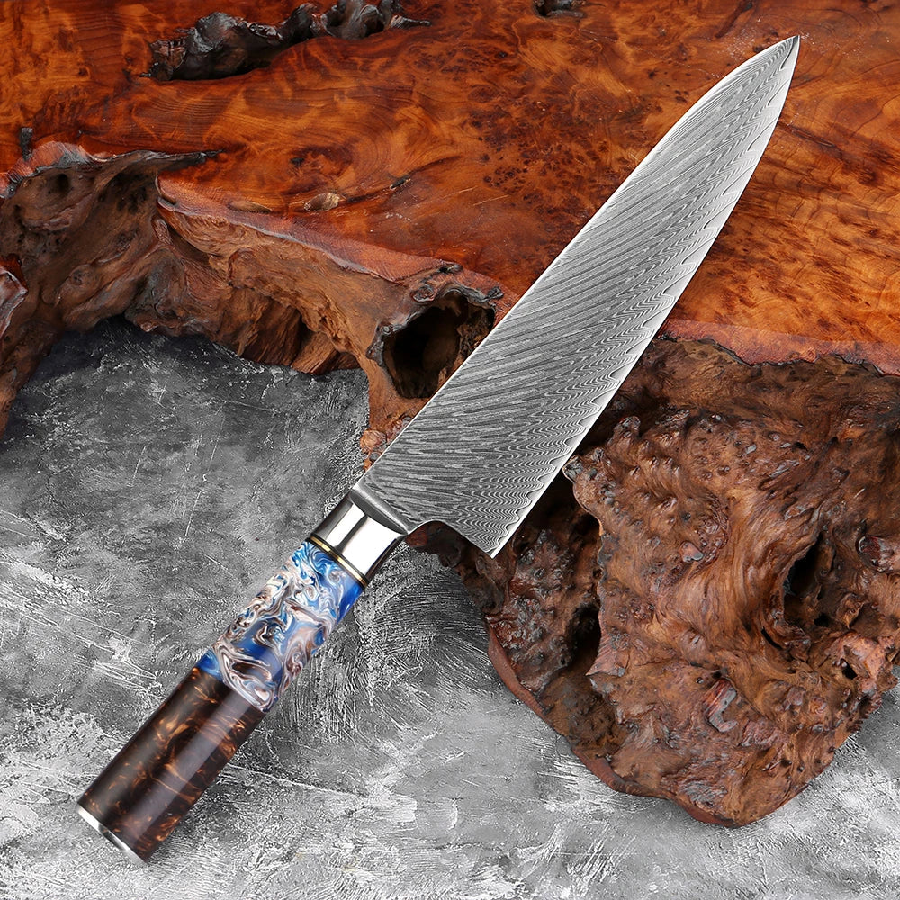 XITUO 8" Japanese Damascus Steel Chef Knife | Full Tang