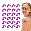 24-Pack UV Detection Stickers – Sunscreen Reminder Patches