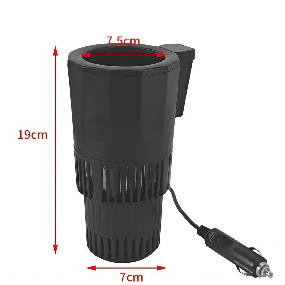 12V/24V Car Cup Warmer & Cooler – 2-in-1 Beverage Holder