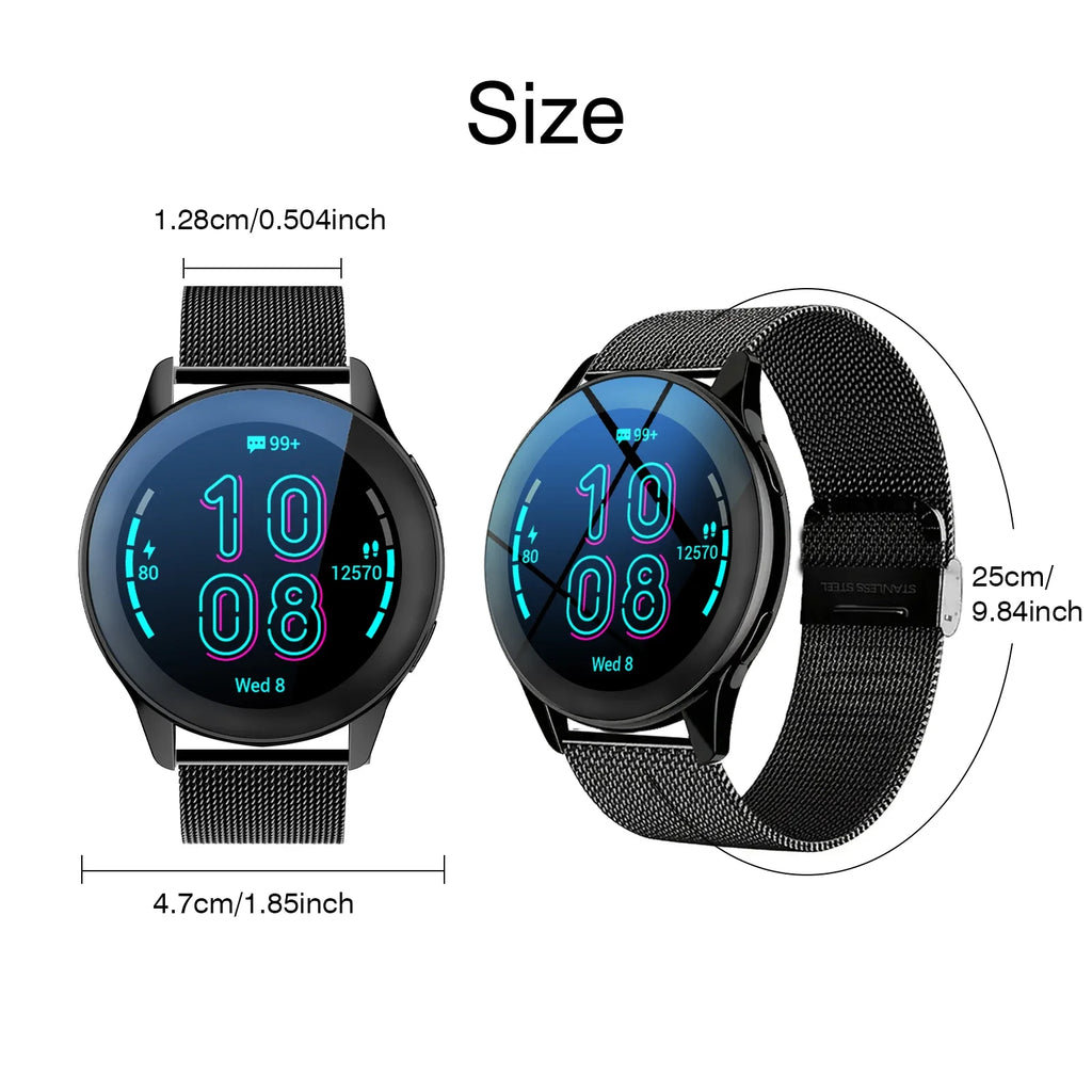 LOMAXFR T2 Pro 1.28" Smart Watch – Calls, Alerts & Dual Straps