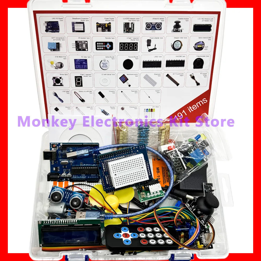 ATmega328P UNO R3 Ultimate Starter Kit – DIY Electronics Learning