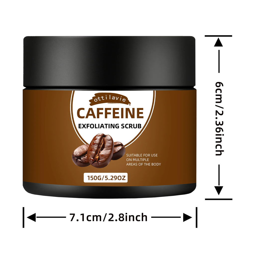Ottilavie Caffeine Exfoliating Body Scrub – Hands, Feet & Body