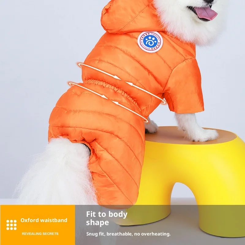 Dog Clothes Autumn Winter Thickened Cotton Small Teddy Bimi Bear Warm