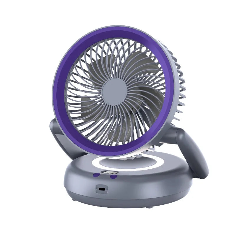 Night Light Folding Fan – USB Desk & Wall Mount | 5V 1W
