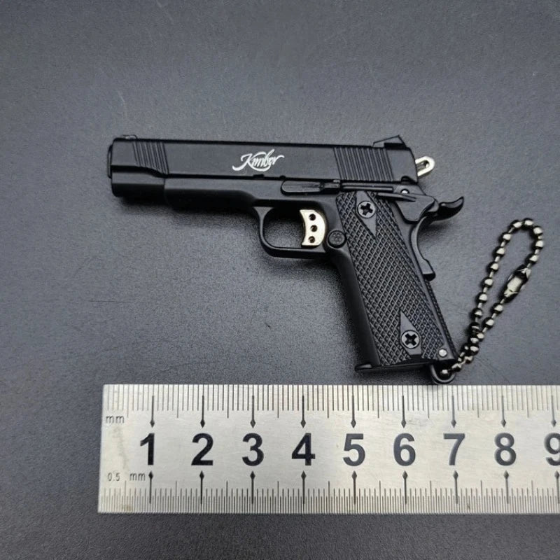 Mini Metal 1:3 Scale 1911 Model Keychain | Collectible Toy