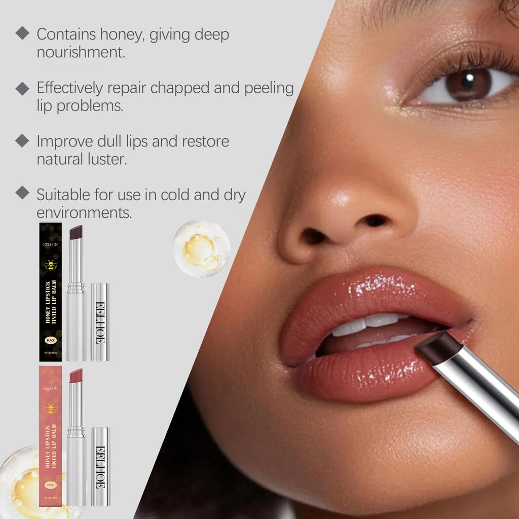 EELHOE Pink Honey Tinted Lip Balm with Vitamin E – 1.9g