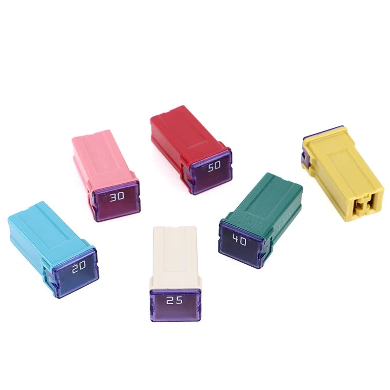 Mini Square Car Fuses 32V 20A–60A with Storage Box | HELTC