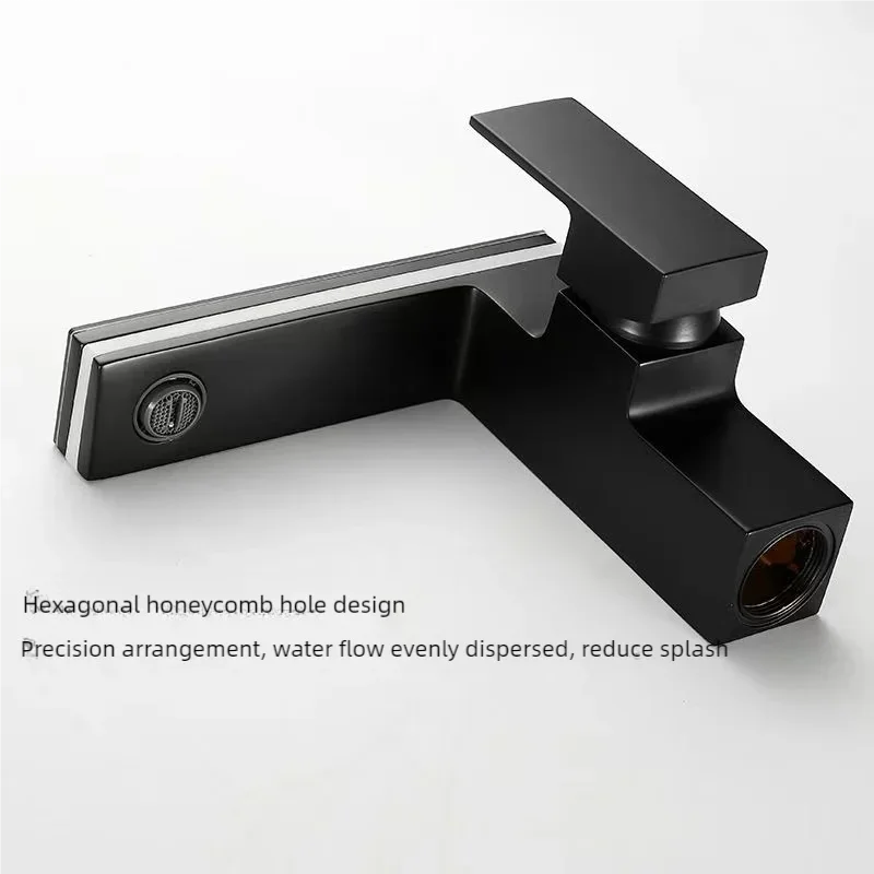 LED Temperature Sensing Basin Faucet | Single Handle Chrome