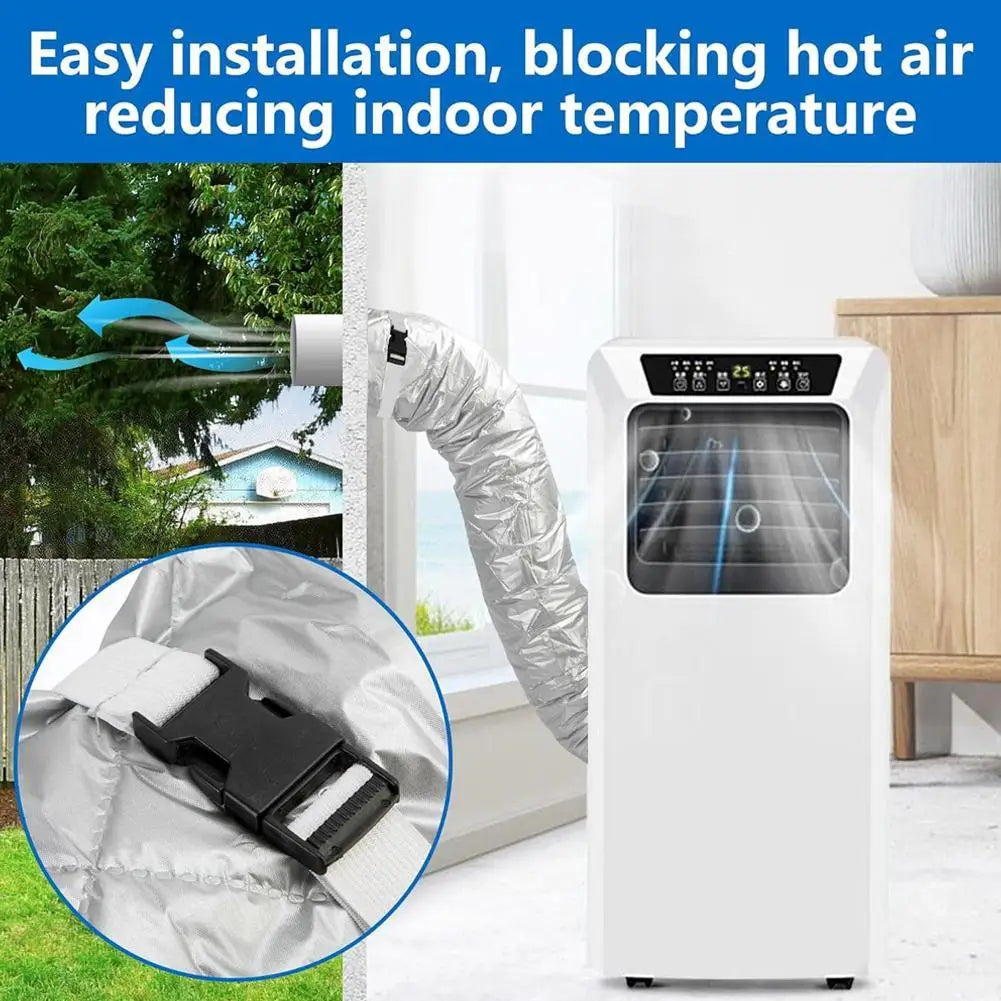 Insulated AC Hose Cover – Oxford Cloth Sleeve with Buckle Straps