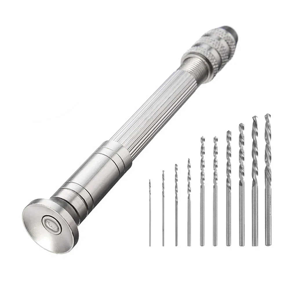 1 0 8- Mini Micro Hand Drill Woodworking Drilling Tools Models Hobby