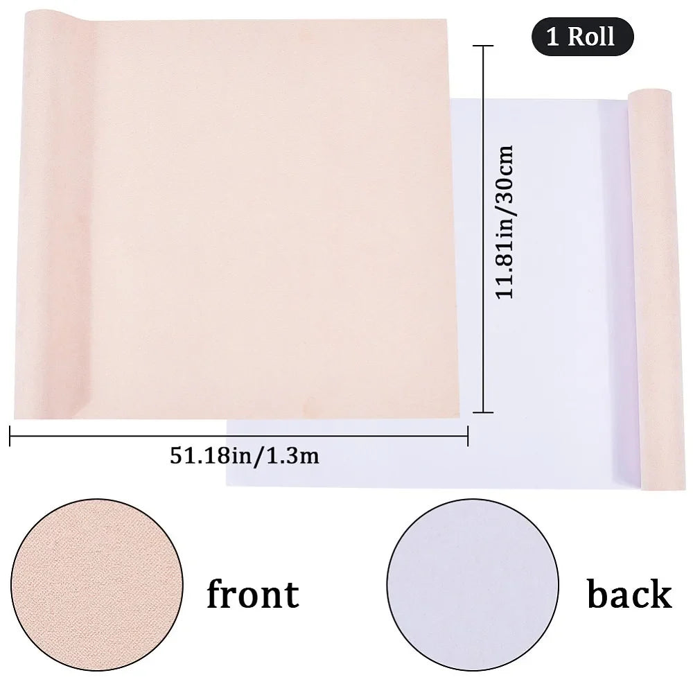 Light Salmon Book Binding Cloth 51x11.8" Imitation Leather