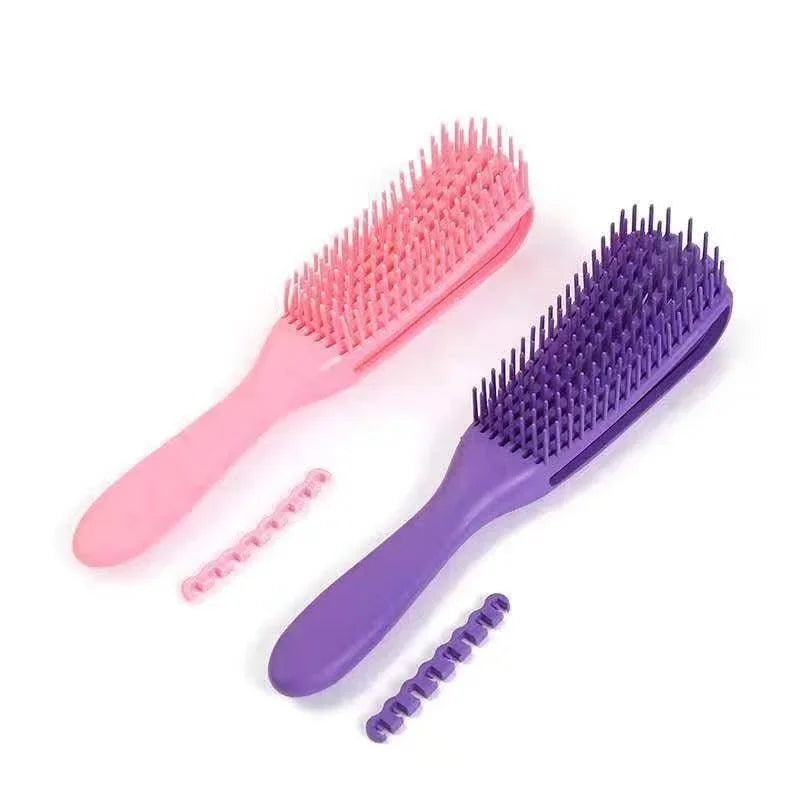 Detangling Hair Brush & Scalp Massager for Curly & Thick Hair