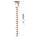 6-Pack Electroculture Copper Coil Plant Stakes for Garden Growth