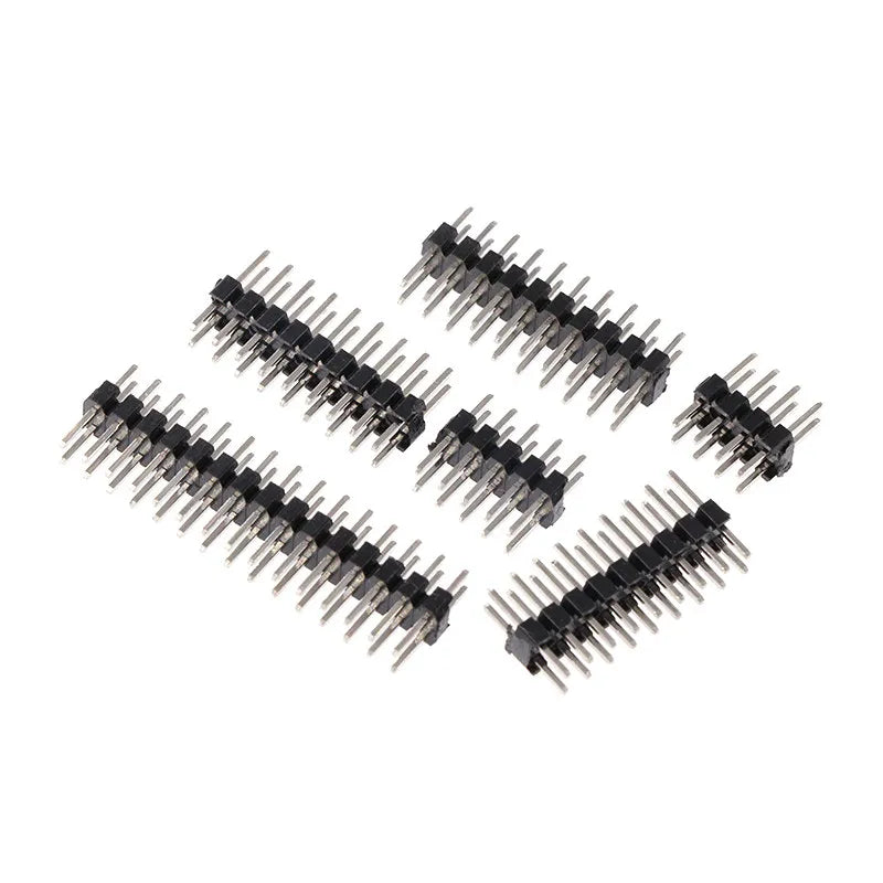 Lot Male Header Pins 2 3 4 5 6 7 8 10 12 14 15 20 40P Double Row Pin