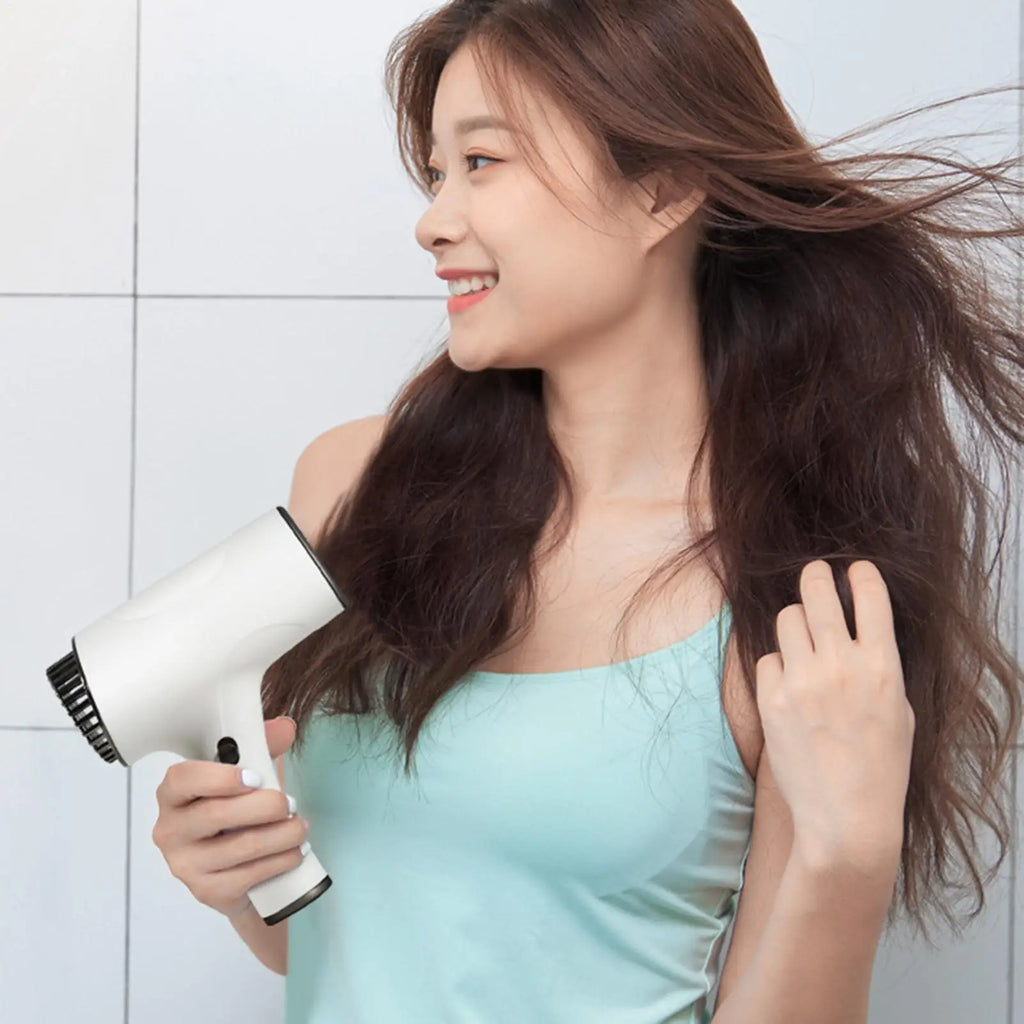 Cordless Portable Hair Dryer 500W – 2-Speed, Rechargeable Travel