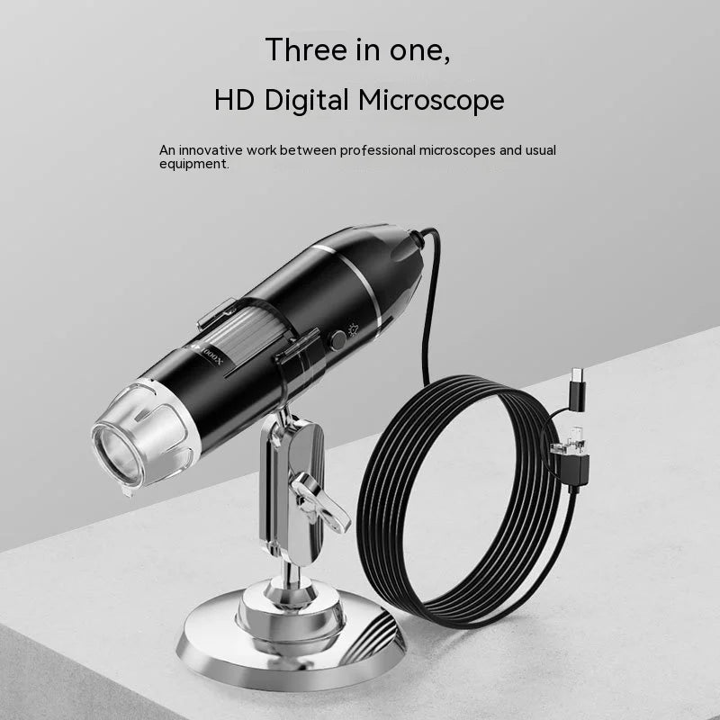 1600X WiFi Digital USB Microscope – 8 LED, iOS, Android & PC