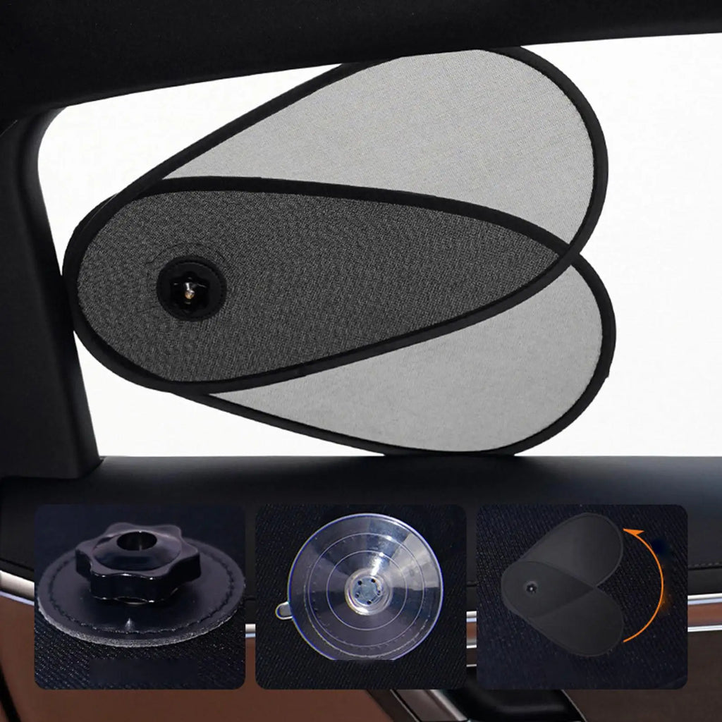 Universal Car Side Window Sunshade – UV-Blocking Visor