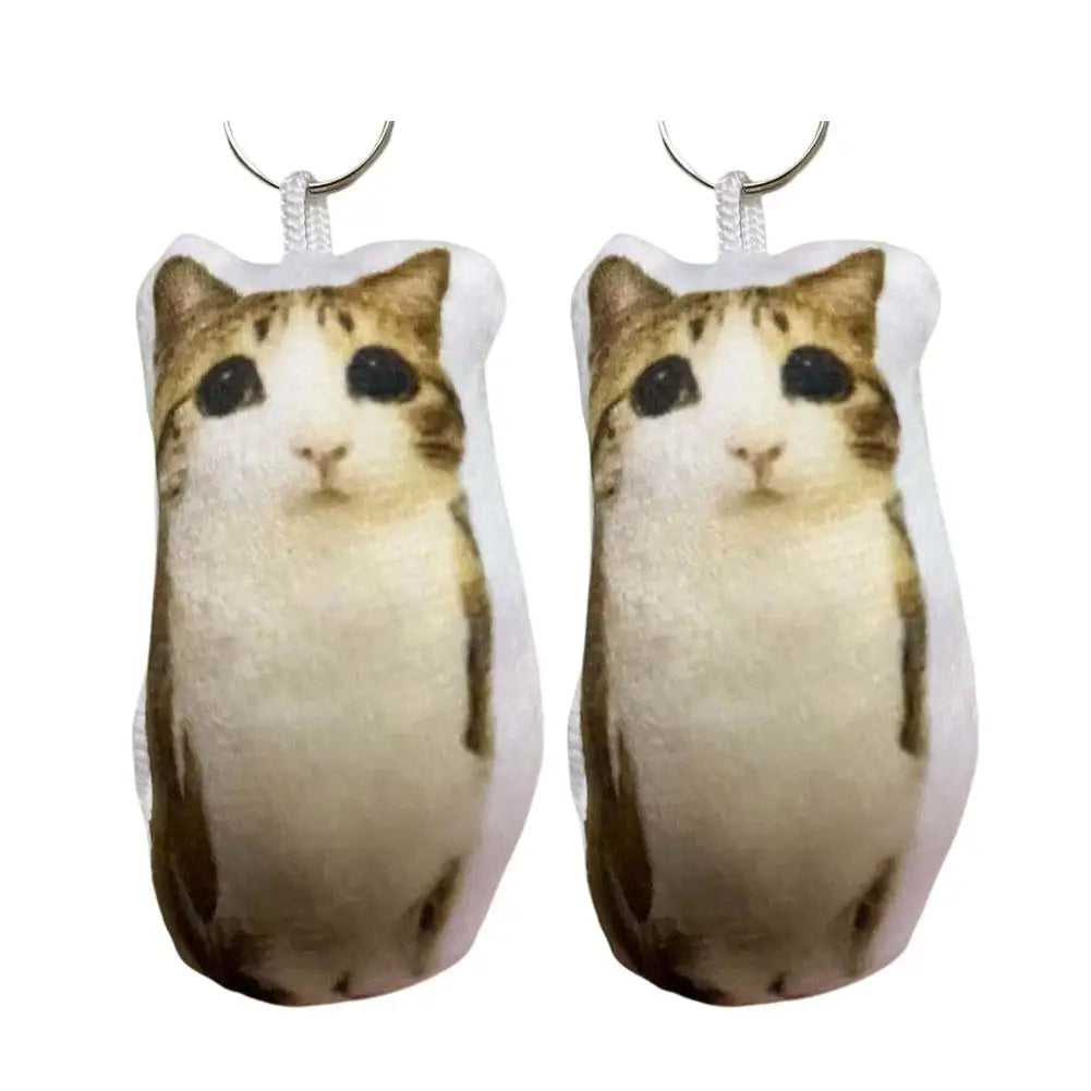 Meow Sound Cat Plush Keychain – Squeeze & Play Cute Pet Gift