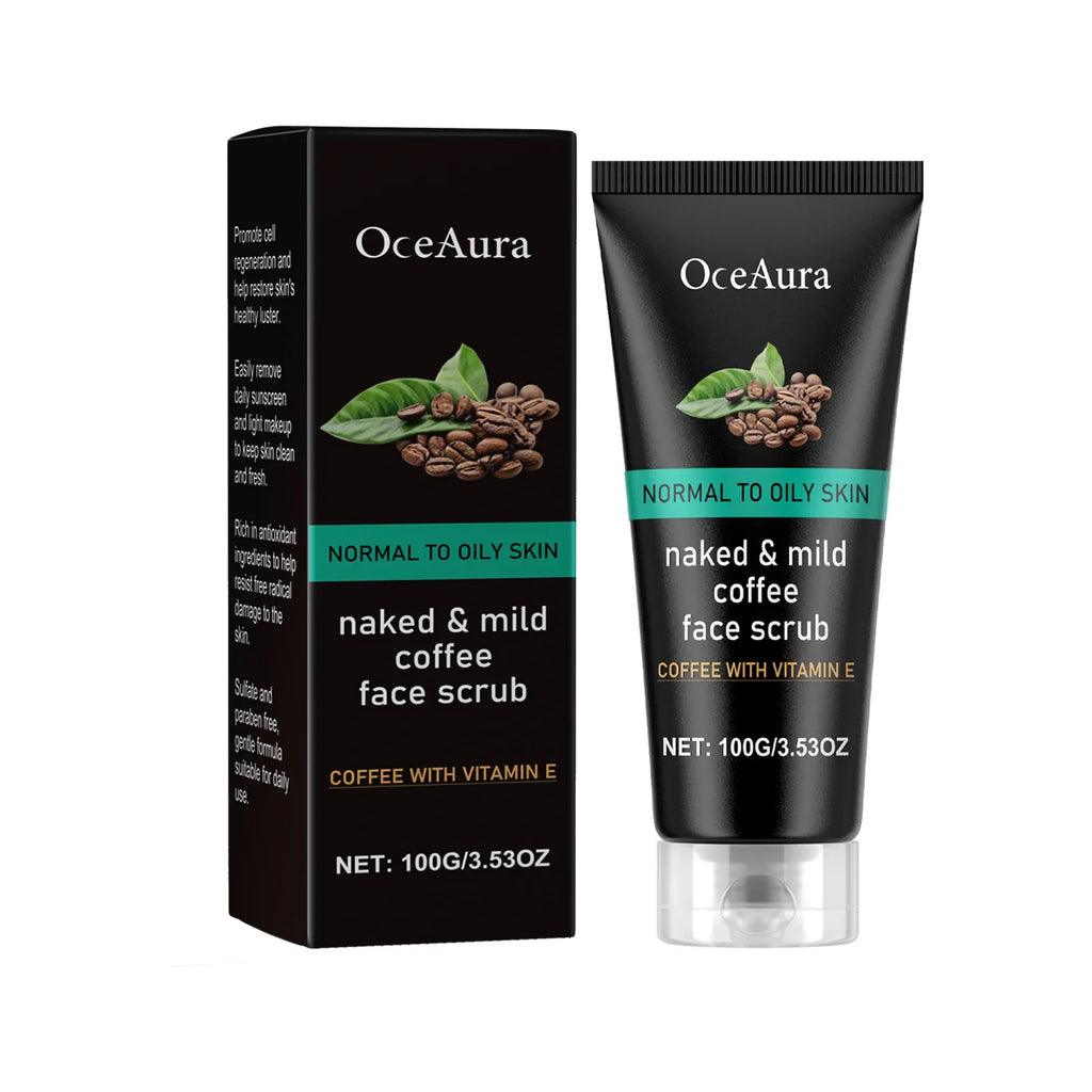 OceAura Coffee Exfoliating Facial Cleanser 100g | Clear Pores
