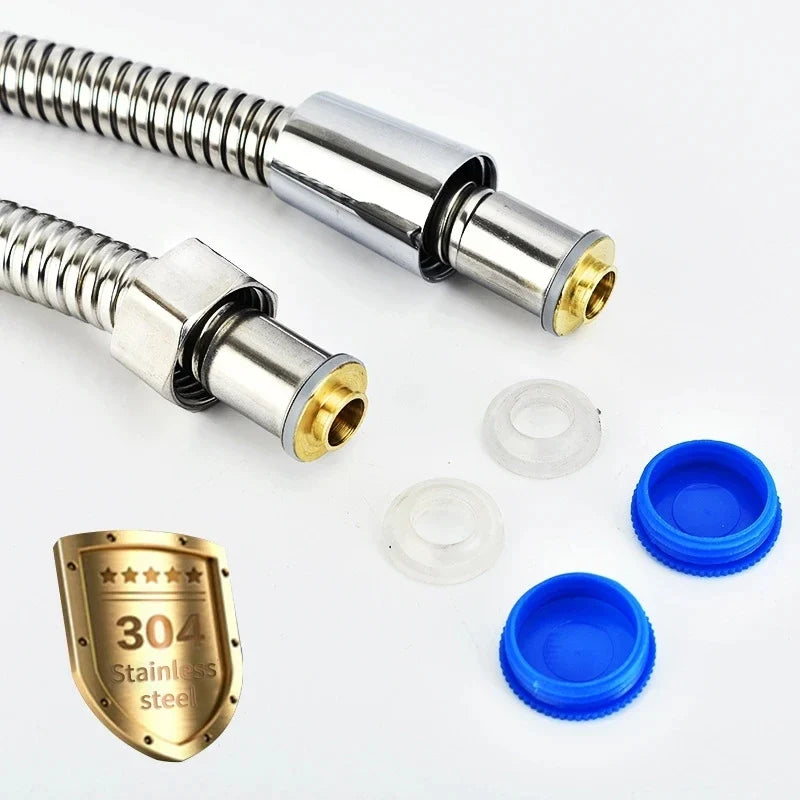 Flexible Stainless Steel Shower Hose – 1.5m, 2m & 3m