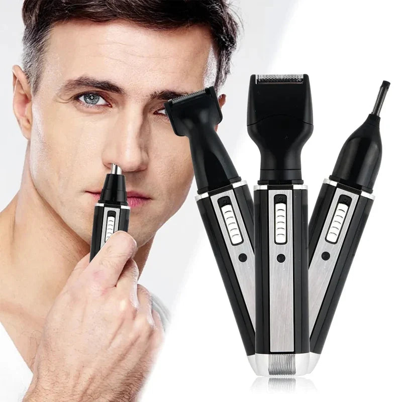 4-in-1 Rechargeable Shaver, Trimmer & Hair Clipper Set