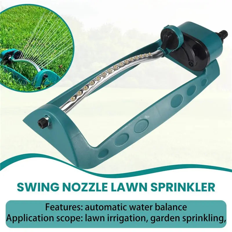 Automatic Swing Nozzle Lawn Sprinkler | Garden Irrigation Tool
