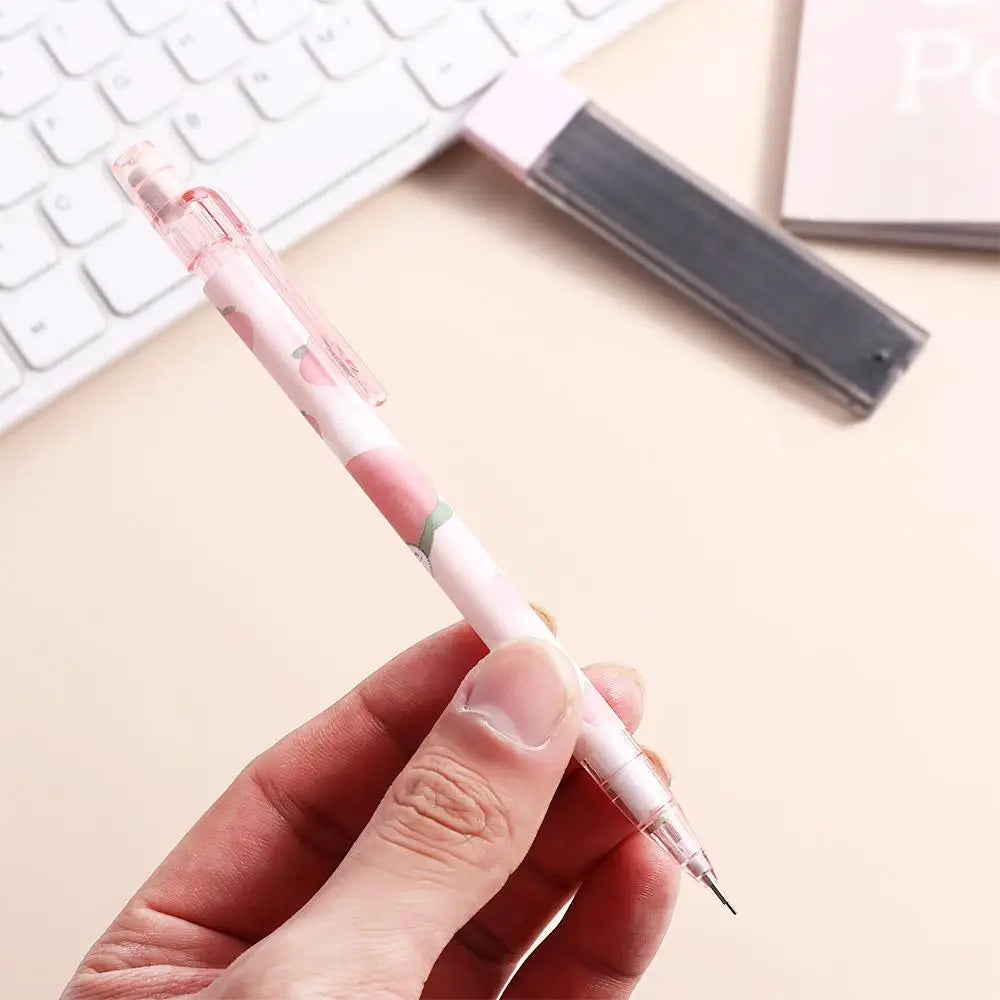 Cute 0.5mm Mechanical Pencil – Pink Honey Press Auto Pencil