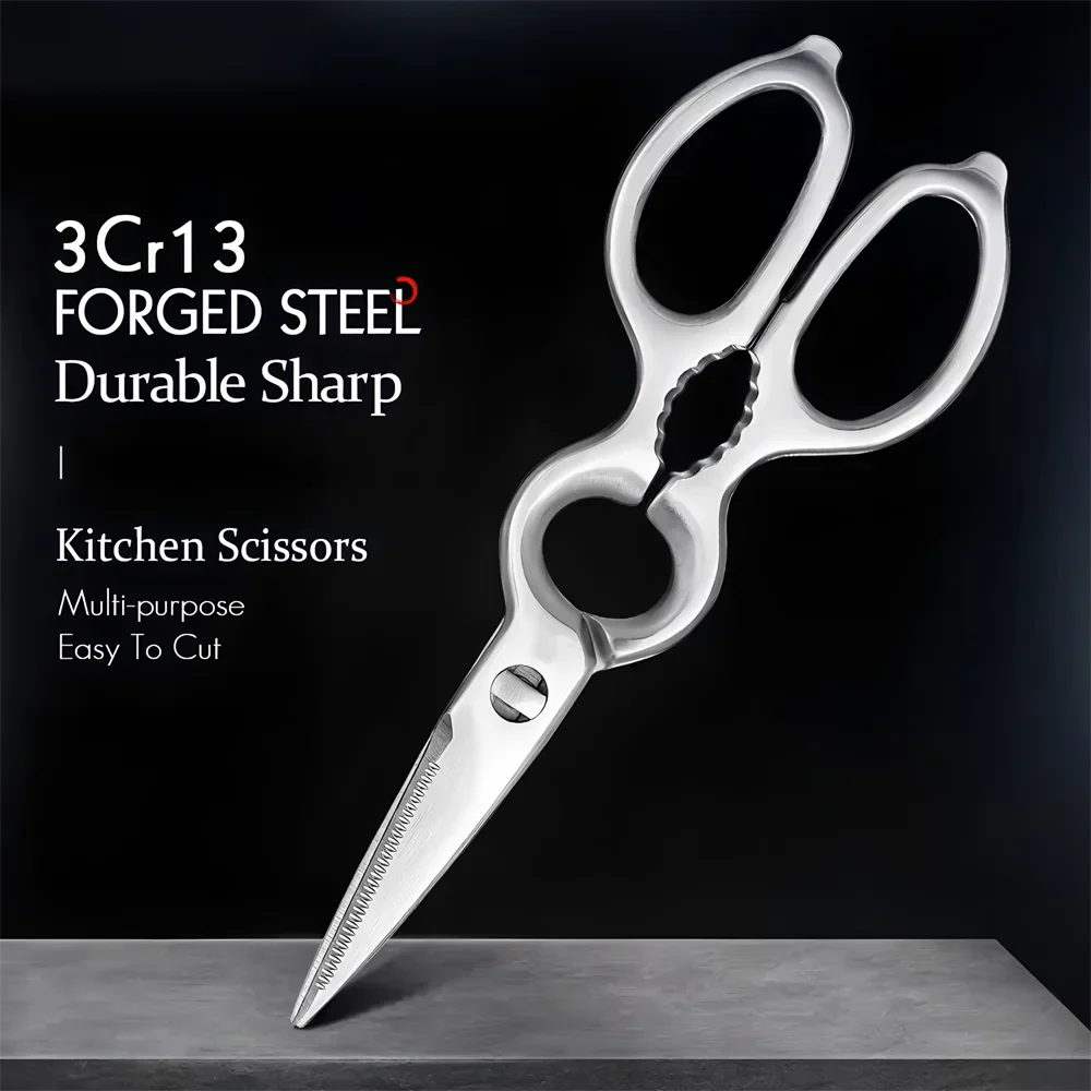 Multi-Function Kitchen Scissors – Heavy-Duty Cooking Shears