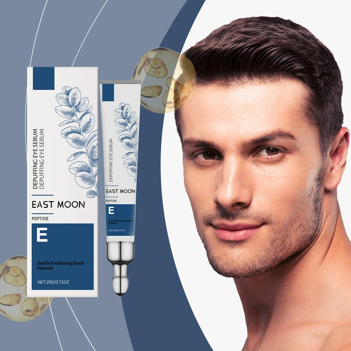 East Moon Men's All-in-One Eye Cream – Hydrating & Brightening
