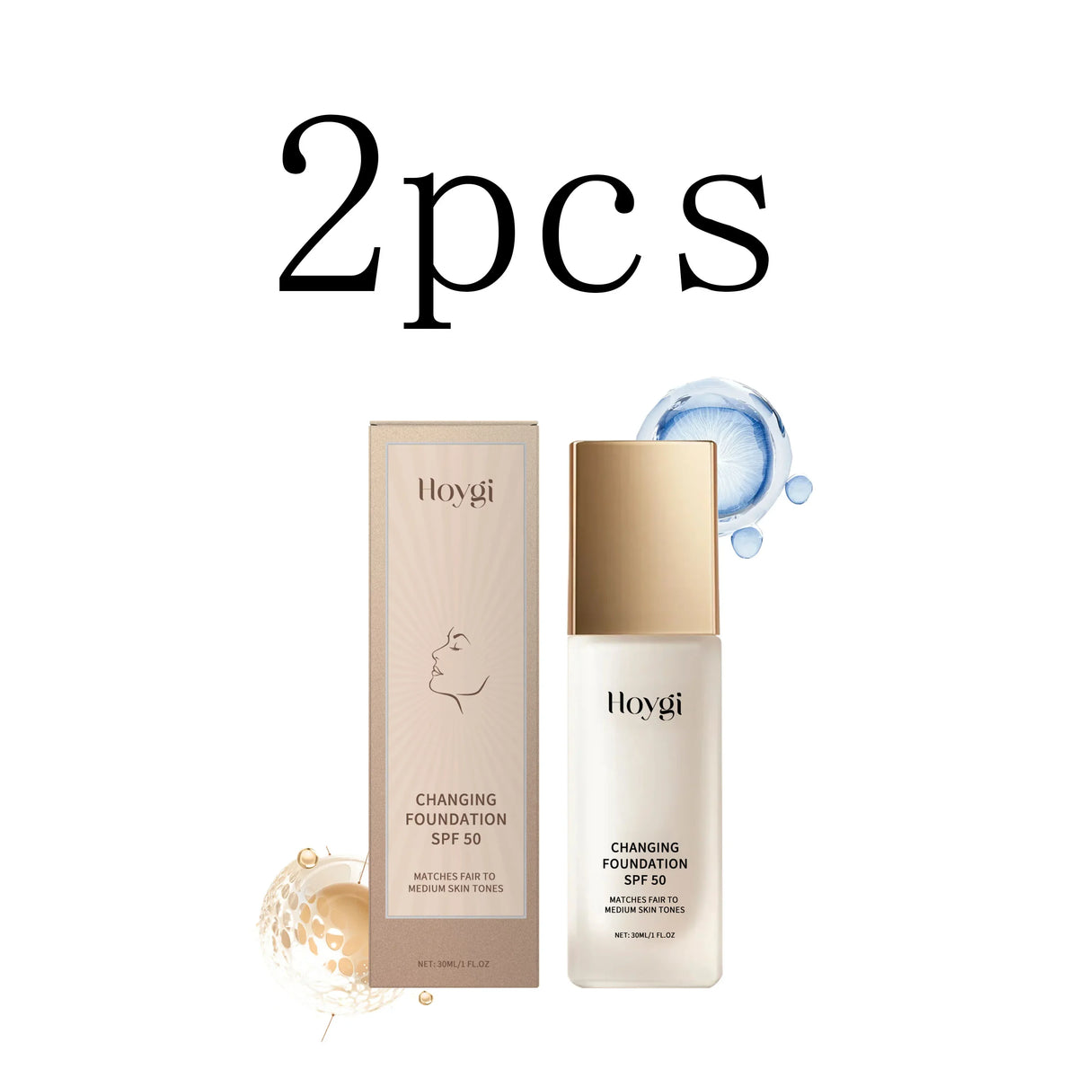 Lightweight Matte Liquid Foundation Concealer – Moisturizing