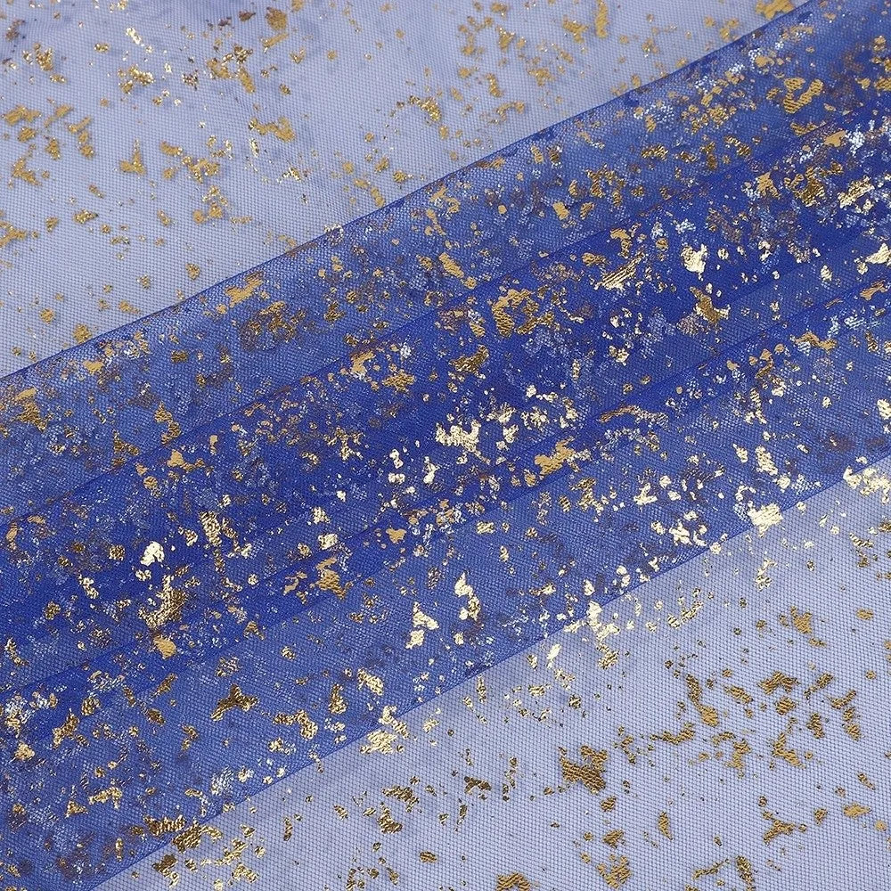 Gold Sequin Glitter Table Runner – Elegant Sheer Tablecloth