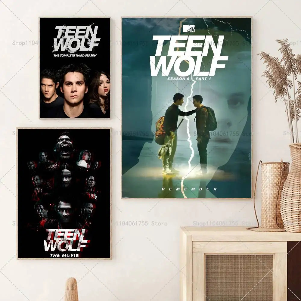 Teen Wolf Movie Series Poster – Self-Adhesive Wall Art Print